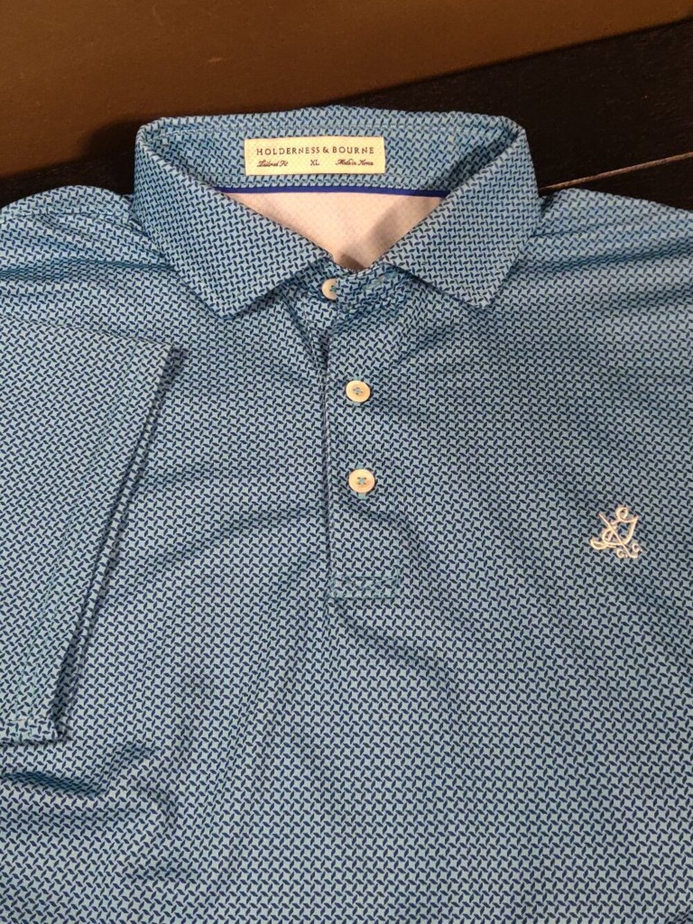 Holderness & Bourne The Collins Performance Pique Golf Polo Tailored Fit XL